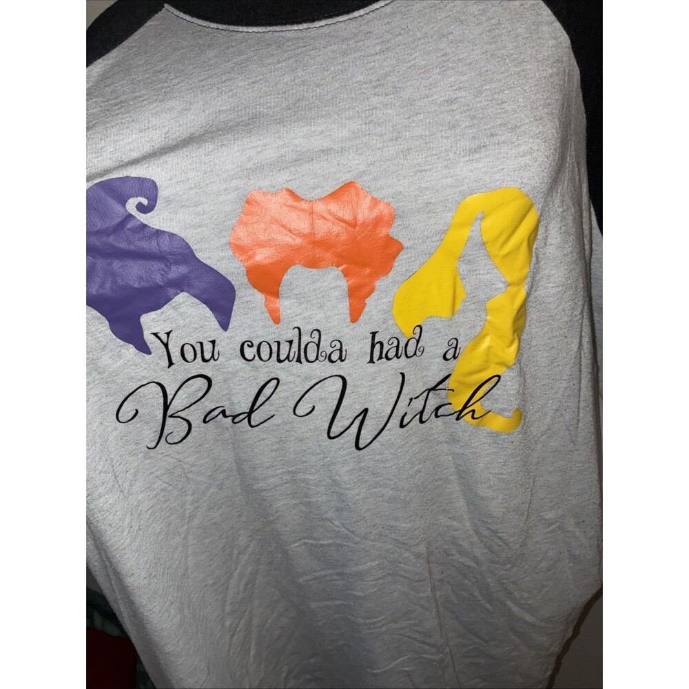 “ You Could Of Had A Bad Witch” Hocus Pocus Long Sleeve 3XL ~ Multicolor T-Shirt